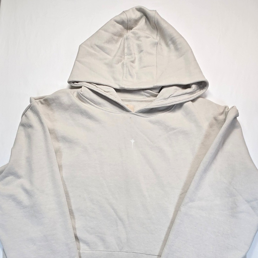 Prime Essentials Amore Cherub Devil Hoodie Beige Streetwear Mens Large L